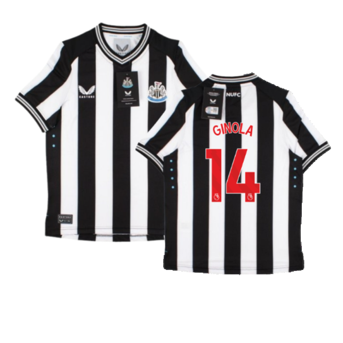 Newcastle 2023-2024 Pro Home Shirt - Sponsorless (XXL) (BNWT) (Ginola 14)