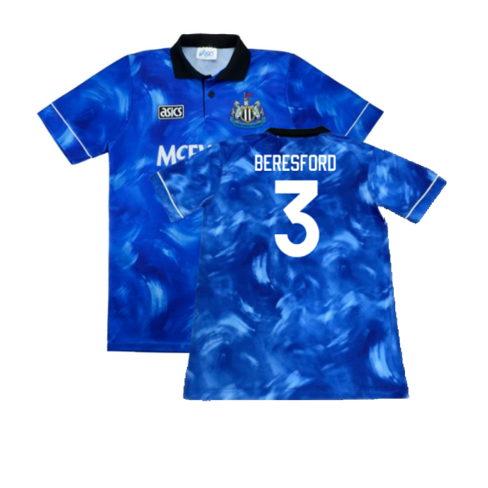 Newcastle United 1993-95 Away Shirt (L) (Good) (Beresford 3)