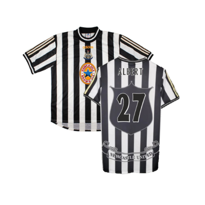 Newcastle United 1997-99 Home Shirt (XL) (Excellent) (Albert 27)