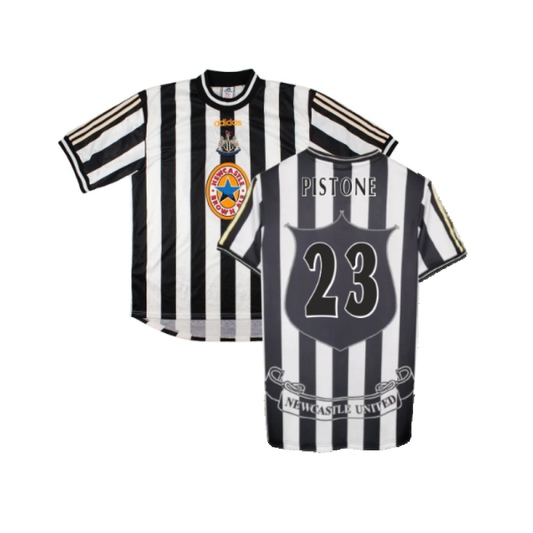 Newcastle United 1997-99 Home Shirt (XL) (Excellent) (Pistone 23)_0