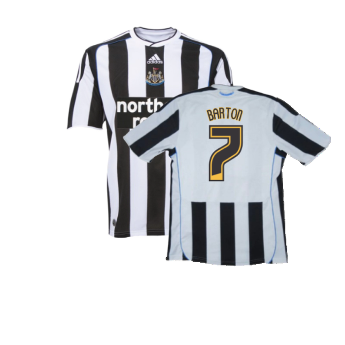 Newcastle United 2009-10 Home Shirt (S) (Excellent) (Barton 7)