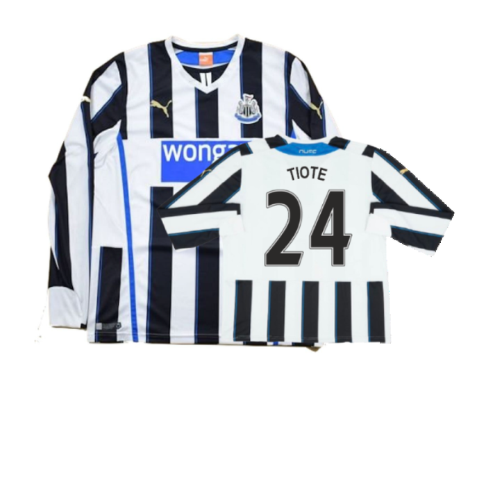 Newcastle United 2013/14 Home L/S Shirt (S) (Very Good) (Tiote 24)