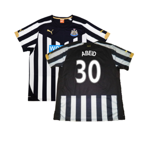 Newcastle United 2014-15 Home Shirt (L) (Good) (Abeid 30)_0