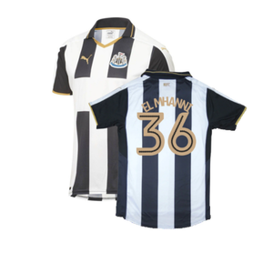 Newcastle United 2016-17 Sponsorless Home Shirt (M) (Excellent) (El Mhanni 36)_0