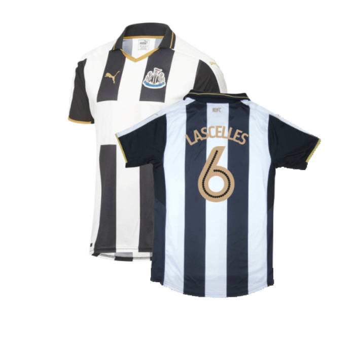 Newcastle United 2016-17 Sponsorless Home Shirt (M) (Excellent) (Lascelles 6)