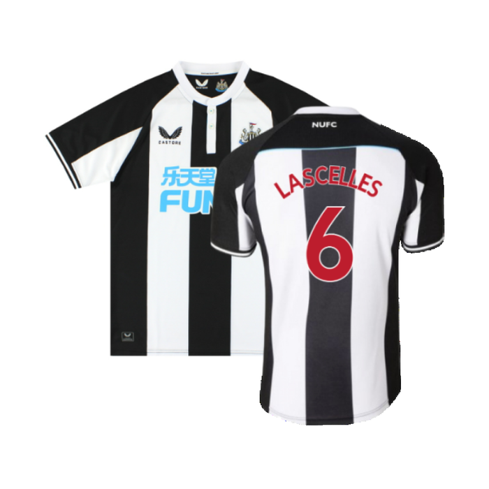 Newcastle United 2021-22 Home Shirt (M) (Very Good) (LASCELLES 6)