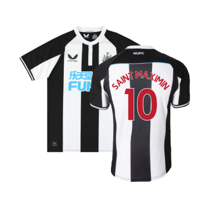 Newcastle United 2021-22 Home Shirt (M) (Very Good) (SAINT MAXIMIN 10)