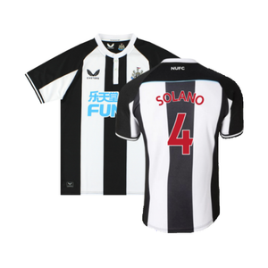 Newcastle United 2021-22 Home Shirt (M) (Very Good) (SOLANO 4)_0