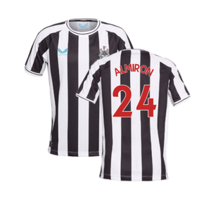 Newcastle United 2022-23 Home Shirt (Sponsorless) (S) (ALMIRON 24) (Excellent)_0