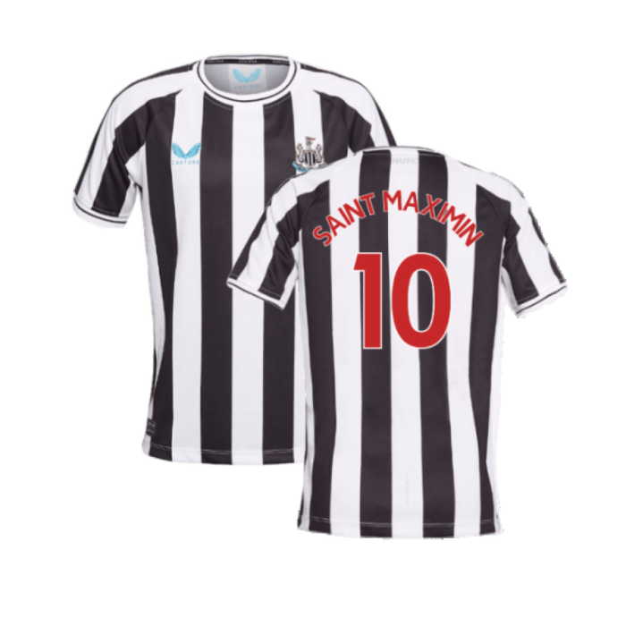 Newcastle United 2022-23 Home Shirt (Sponsorless) (S) (SAINT MAXIMIN 10) (Excellent)