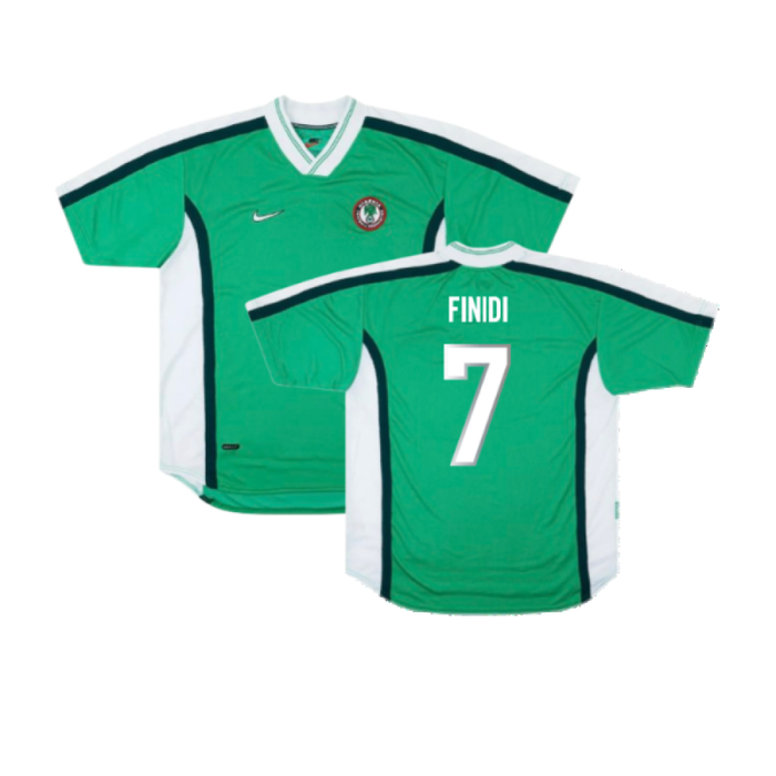 Nigeria 1998-1999 Home Shirt (Excellent) (Finidi 7)