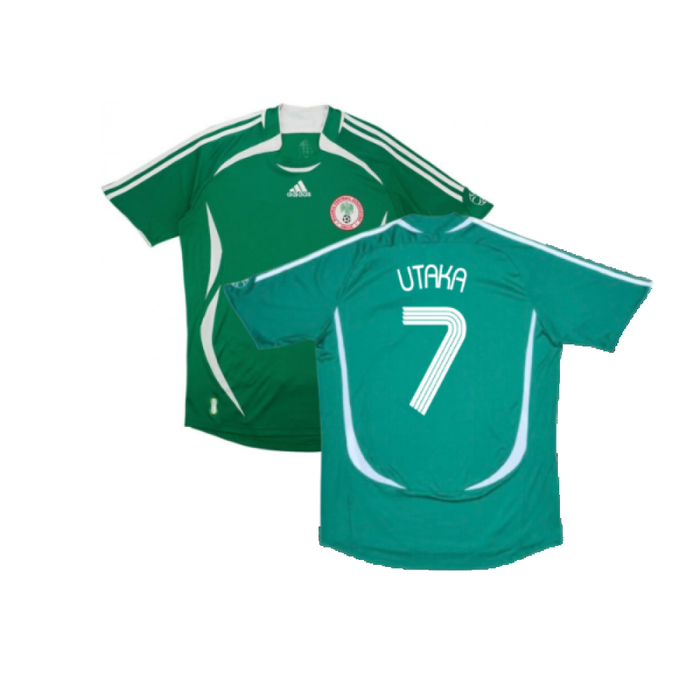 Nigeria 2006-08 Home Shirt (Very Good) (Utaka 7)