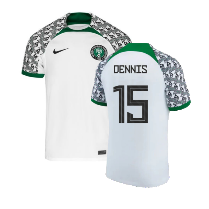 Nigeria 2021-2023 Away Shirt (L) (Excellent) (DENNIS 15)