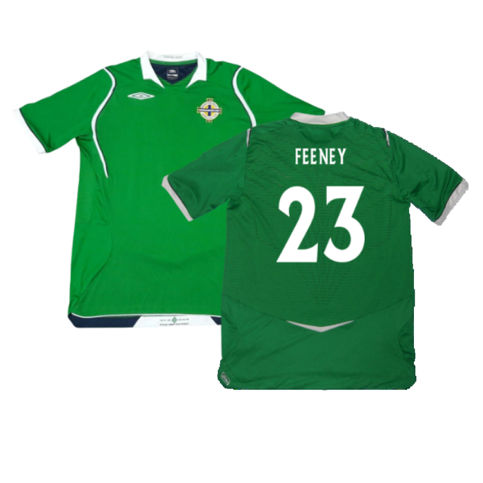 Northern Ireland 2008-09 Home Shirt (XL) (Good) (Feeney 23)