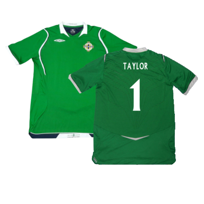 Northern Ireland 2008-09 Home Shirt (L) (Excellent) (Taylor 1)