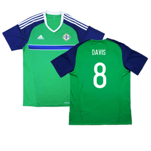 Northern Ireland 2016-17 Home Shirt (S) (Excellent) (Davis 8)_0