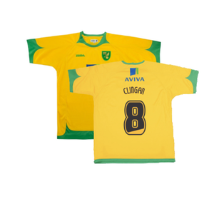 Norwich 2008-2010 Home Shirt (Good) (Clingan 8)_0