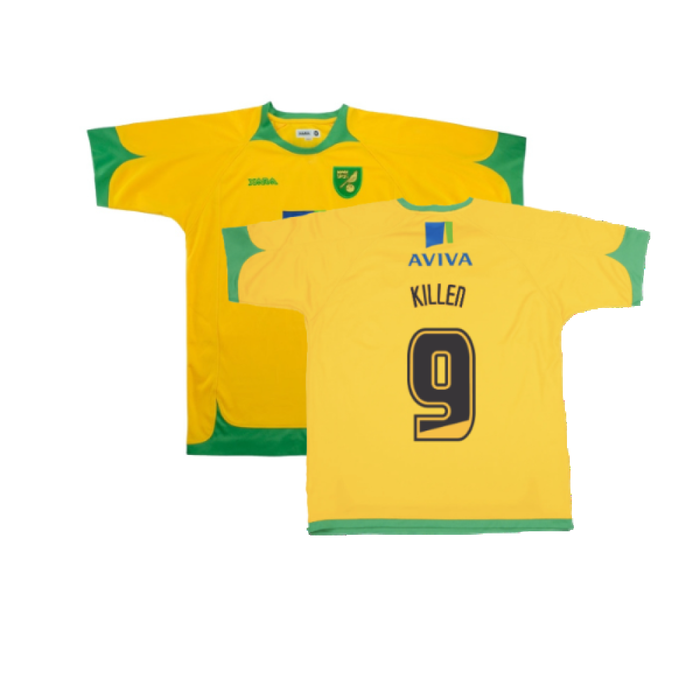 Norwich 2008-2010 Home Shirt (Good) (Killen 9)