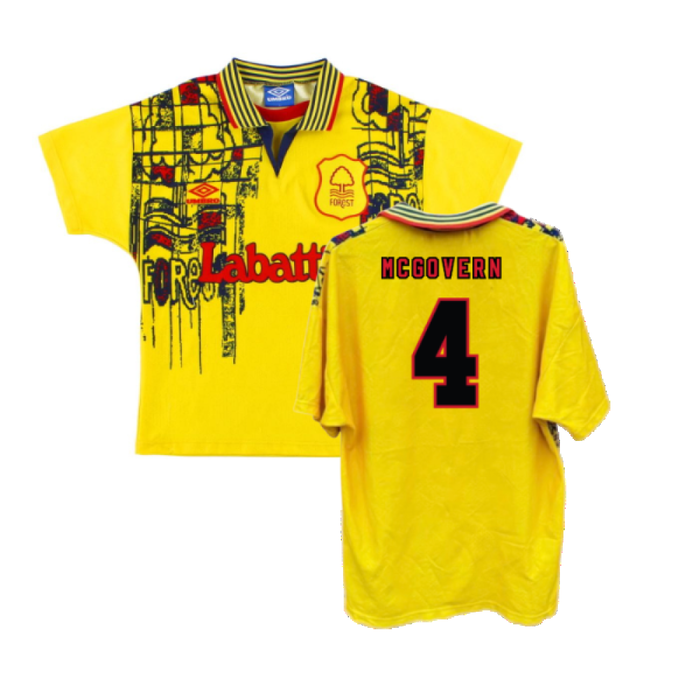 Nottingham Forest 1995-97 Away Shirt (XXL) (Excellent) (McGovern 4)