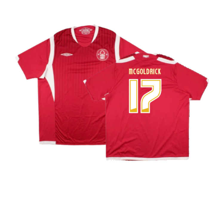 Nottingham Forest 2009-10 Home Shirt (XL) (Good) (MCGOLDRICK 17)