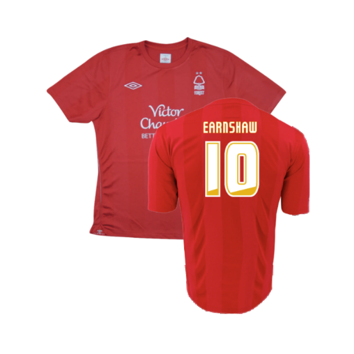 Nottingham Forest 2010-11 Home Shirt (Excellent) (EARNSHAW 10)