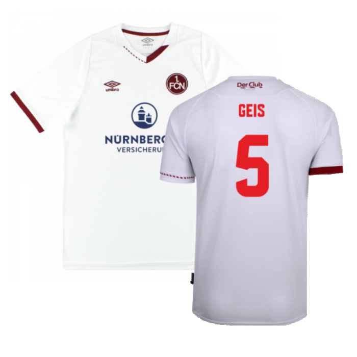 Nurnberg 2020-21 Away Shirt (XL) (Mint) (Geis 5)