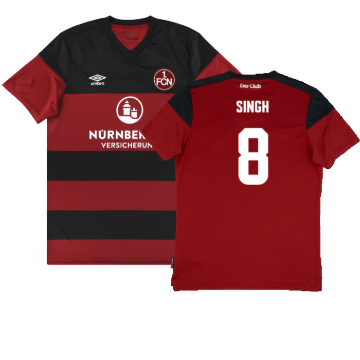 Nurnberg 2020-21 Home Shirt (Mint) (Singh 8)