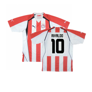 Olympiacos 2005-06 Home Shirt (Very Good) (Rivaldo 10)_0