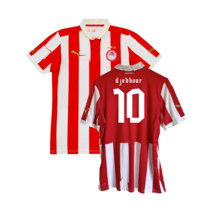 Olympiacos 2012-13 Home Shirt (Excellent) (Djebbour 10)