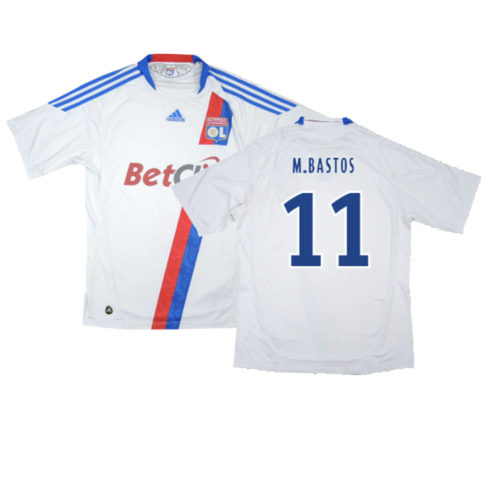 Olympique Lyon 2010-11 Home Shirt (Good) (M.Bastos 11)