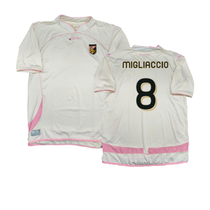 Palermo 2010-11 Away Shirt (Sponsorless) (L) (Migliaccio 8) (Excellent)_0