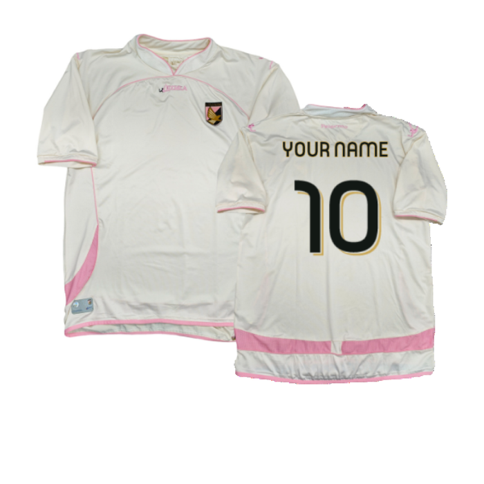 Palermo 2010-11 Away Shirt (Sponsorless) (L) (Your Name 10) (Excellent)