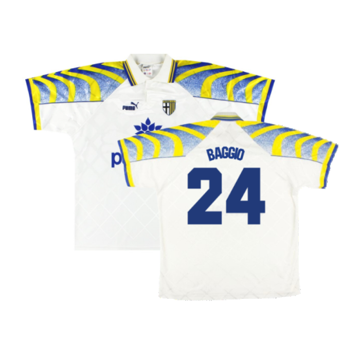 Parma 1995-97 Home Shirt (Very Good) (Baggio 24)