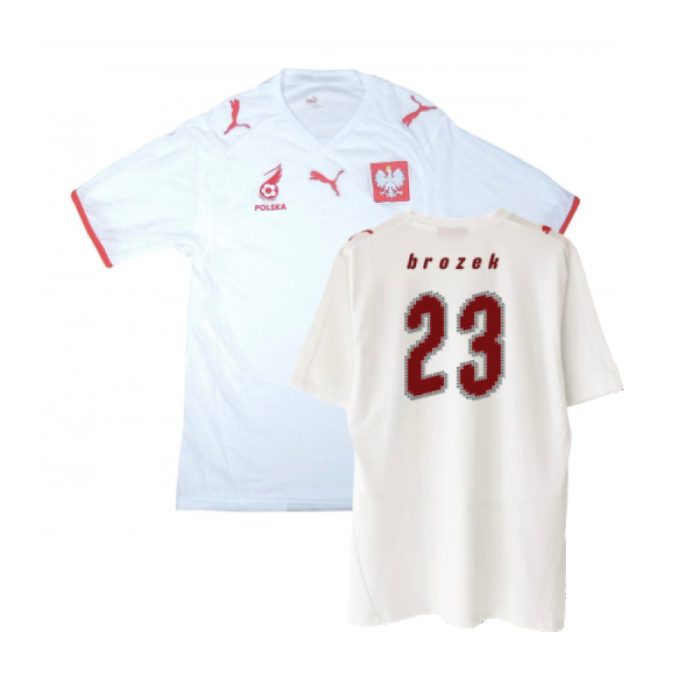 Poland 2008-09 Home Shirt (XXL) (Excellent) (Brozek 23)_0