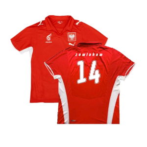 Poland 2008-09 Away Shirt (M) (Good) (Zewlakow 14)_0