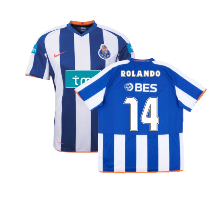 Porto 2008-09 Home Shirt (L) (Excellent) (Rolando 14)