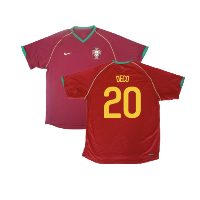 Portugal 2006-08 Home Shirt (XL) (Excellent) (Deco 20)