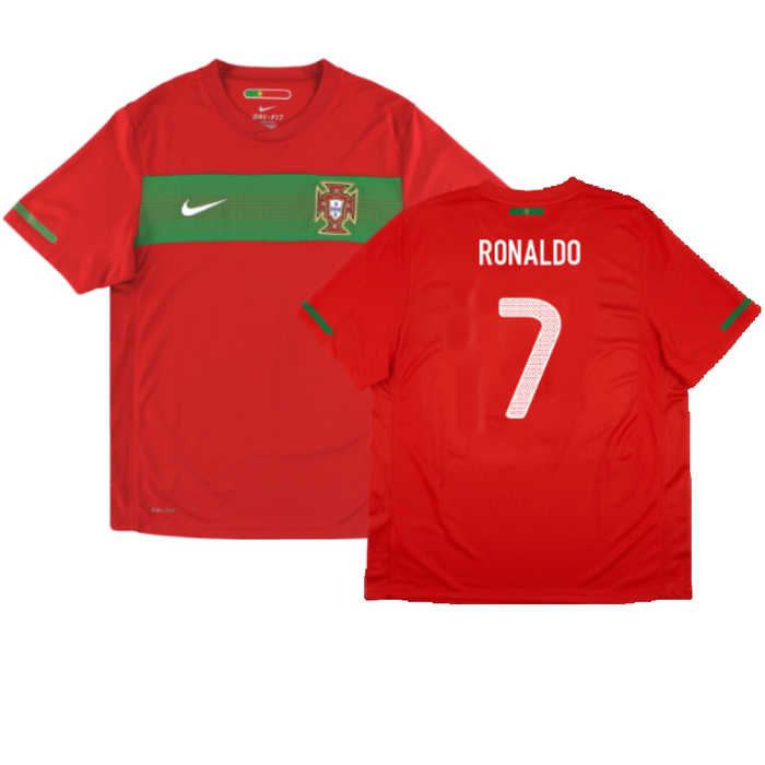 Portugal 2010-11 Home Shirt (XL) (Excellent) (Ronaldo 7)