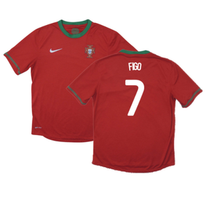 Portugal 2012-13 Home Shirt (M) (Good) (Figo 7)_0