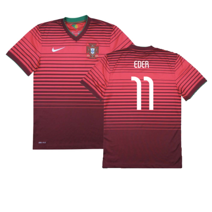 Portugal 2014-15 Home Shirt (XL) (Good) (Eder 11)