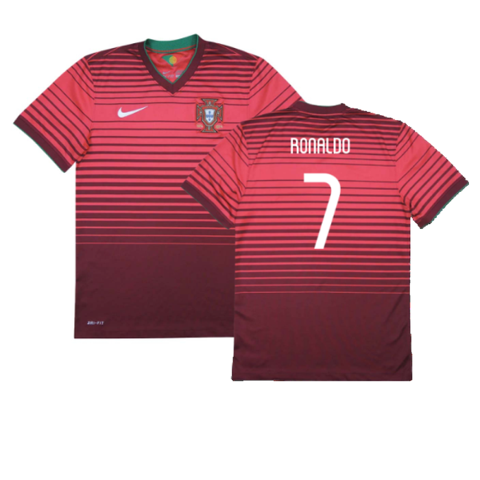 Portugal 2014-15 Home Shirt (XL) (Good) (Ronaldo 7)