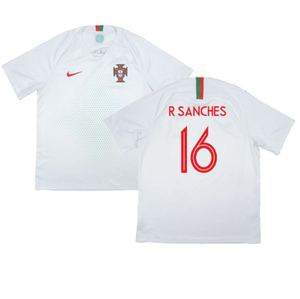 Portugal 2018-19 Away Shirt (L) (R Sanches 16) (Good)_0