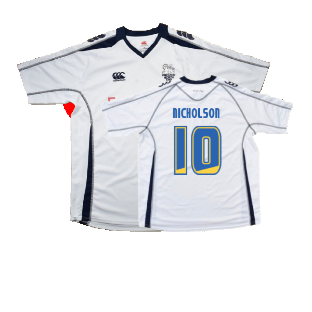 Preston North End 2009-10 Home Shirt (Very Good) (Nicholson 10)_0