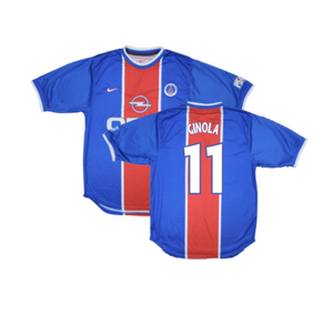 PSG 1999-00 Home Shirt (Good) (Ginola 11)_0