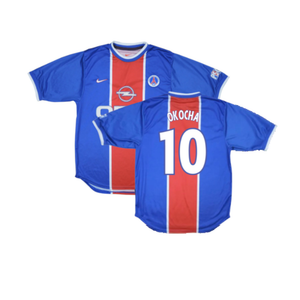 PSG 1999-00 Home Shirt (Good) (Okocha 10)_0