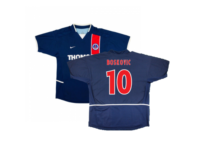 PSG 2002-03 Home Shirt (Very Good) (Boskovic 10)