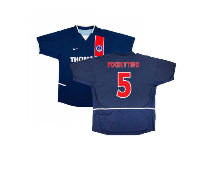 PSG 2002-03 Home Shirt (Very Good) (Pochettino 5)