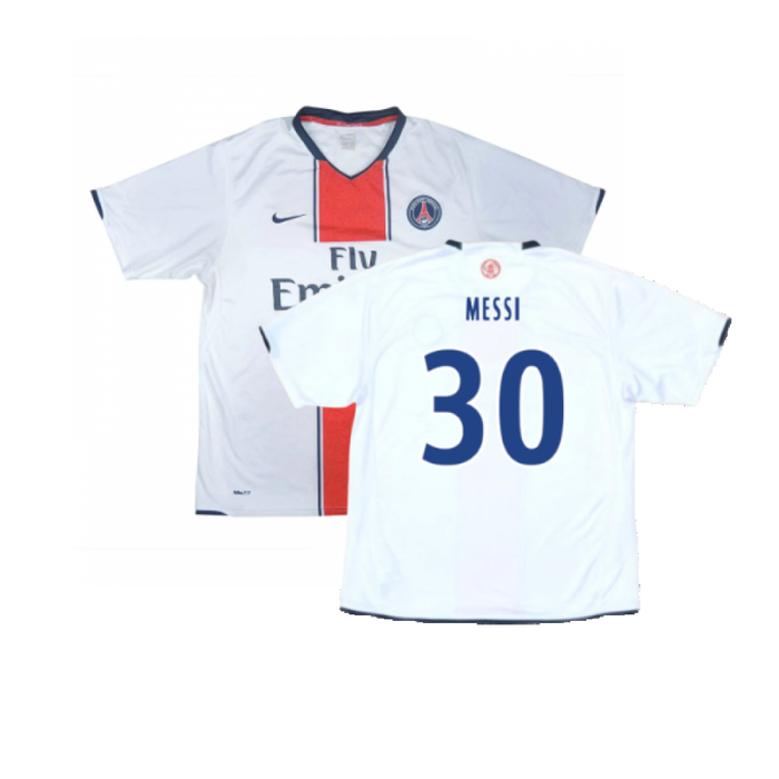 PSG 2007-08 Away Shirt (L) (Fair) (MESSI 30)