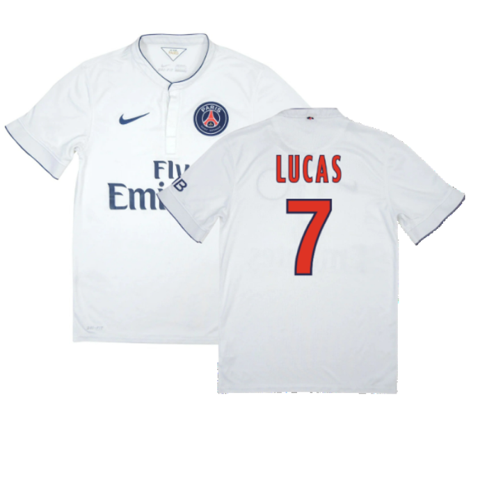 PSG 2014-15 Away Shirt (M) (LUCAS 7) (Good)