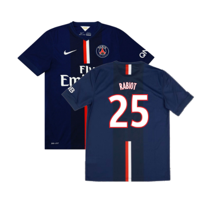 PSG 2014-15 Home Shirt (L) (Good) (Rabiot 25)